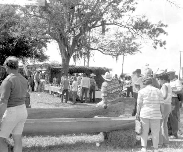 Scene from the Seminole Indian "Chalo Nitka" festival - Moore Haven, Florida.