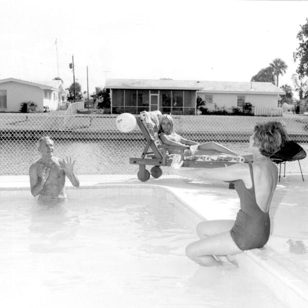 Residents at the pool - Cocoa Beach, Florida