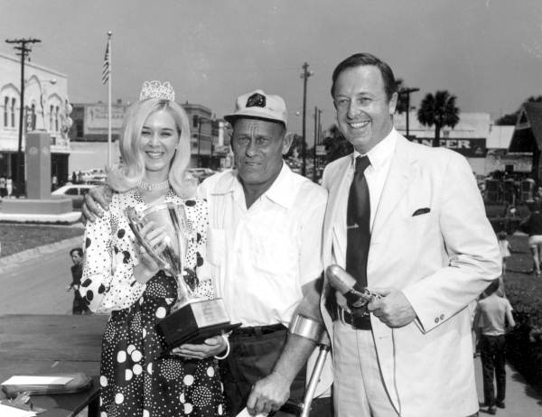 Trophy presentations at the Isle of Eight Flags Shrimp Festival - Fernandina Beach, Florida