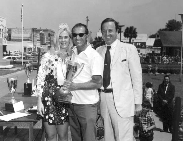 Trophy presentations at the Isle of Eight Flags Shrimp Festival - Fernandina Beach, Florida