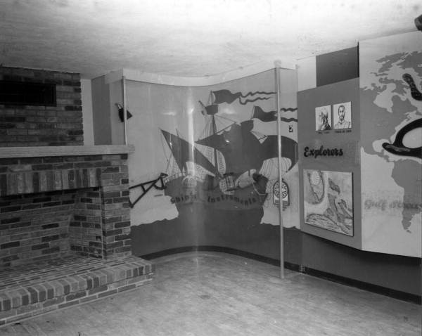 Museum exhibit at Cape Florida's museum - Key Biscayne, Florida.