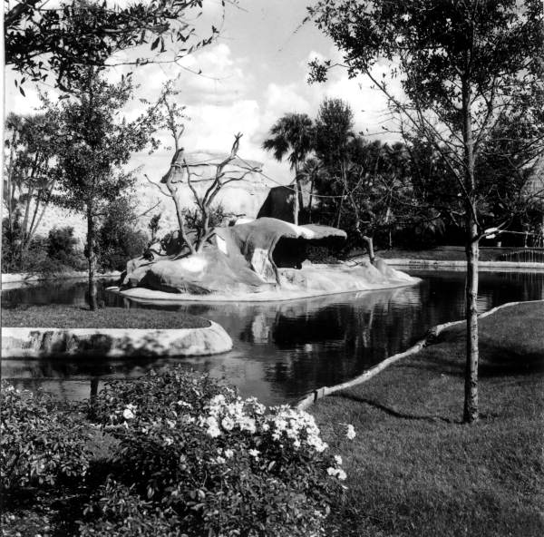 Attraction at Busch Gardens - Tampa, Florida.