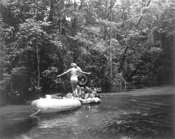 Water tubing on Ichetucknee River- Columbia County, Florida