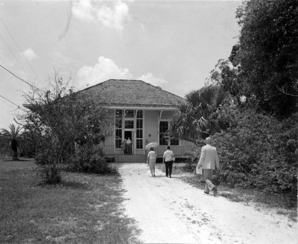 Art Hall theater facility at Koreshan State Historic site - Estero, Florida.