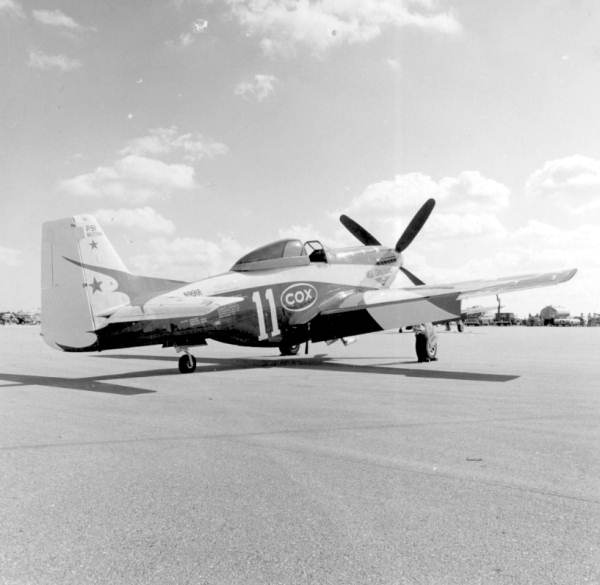 Propeller airplane, Miss America - Miami, Florida.