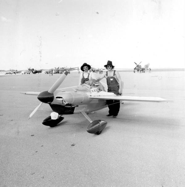 Model airplane on display at the Greater Miami Air Race - Miami, Florida.