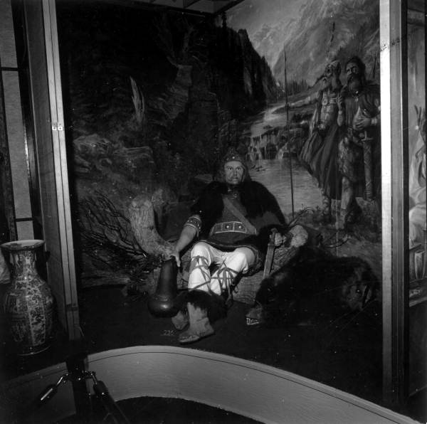 A barbarian warrior on display at Potter's Wax Museum - Saint Augustine, Florida