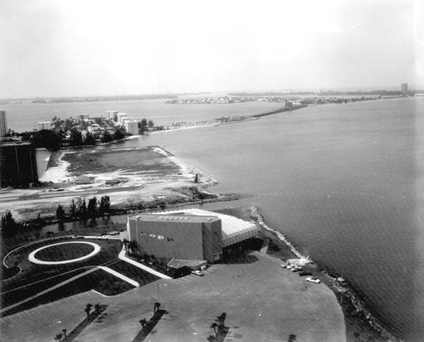 Aerial view of Sarasota.