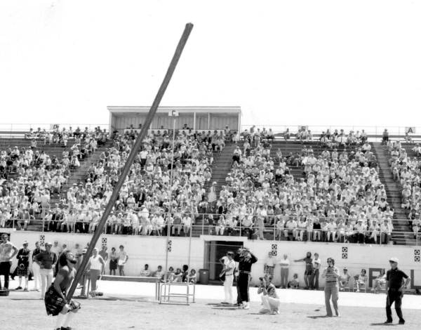 Caber-toss at the Highland Games Festival - Dunedin, Florida
