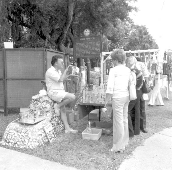 Street vendors at the Billy Bowlegs Festival - Fort Walton Beach, Florida