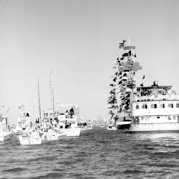 Gasparilla boat parade - Tampa, Florida.