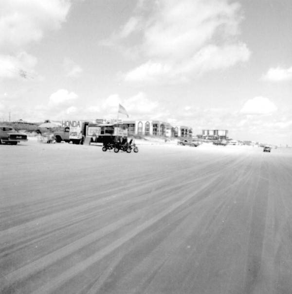 Automobiles on the beach