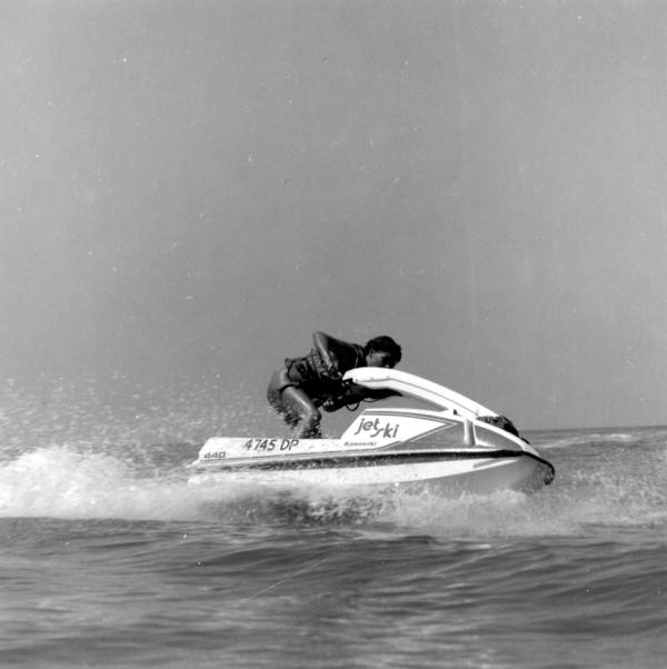 Jet skier in the water - Hillsborough County, Florida .