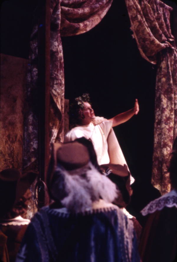 View of an actor on stage at the Asolo Theater - Sarasota, Florida..