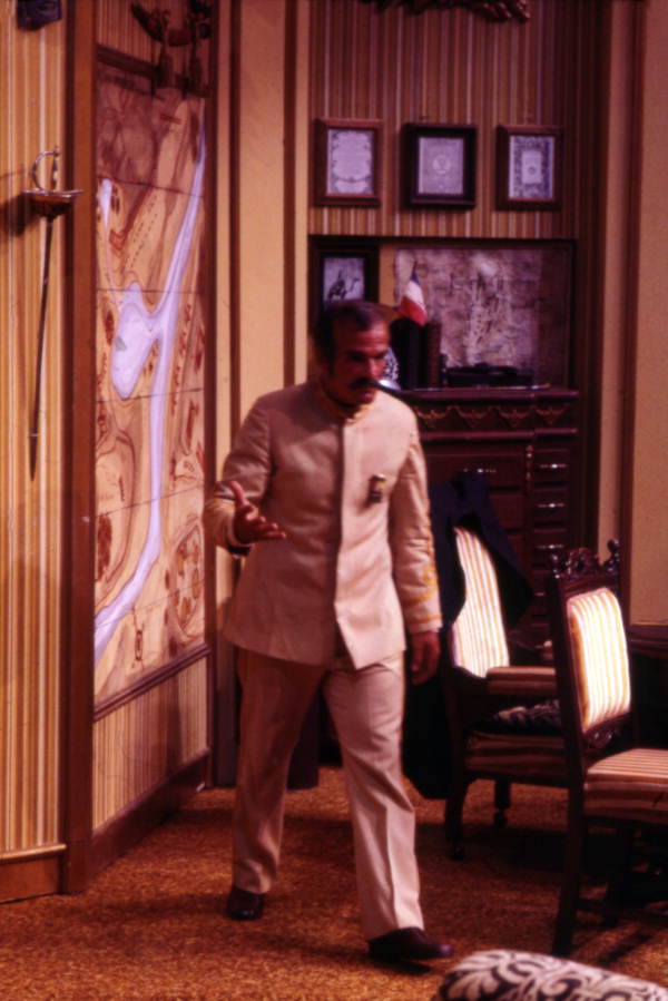 View showing an actor on the stage at Asolo Theater - Sarasota, Florida..