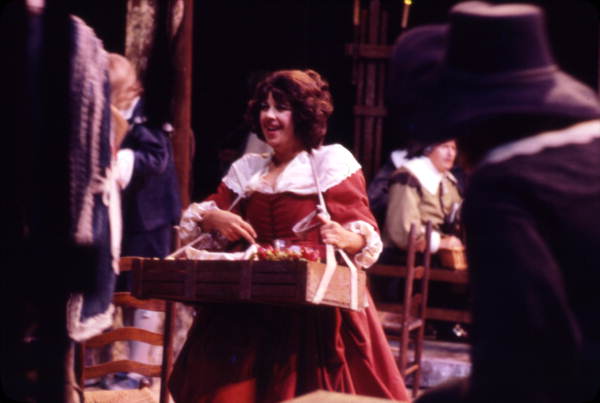 Actress on stage at the Asolo Theater - Sarasota, Florida..