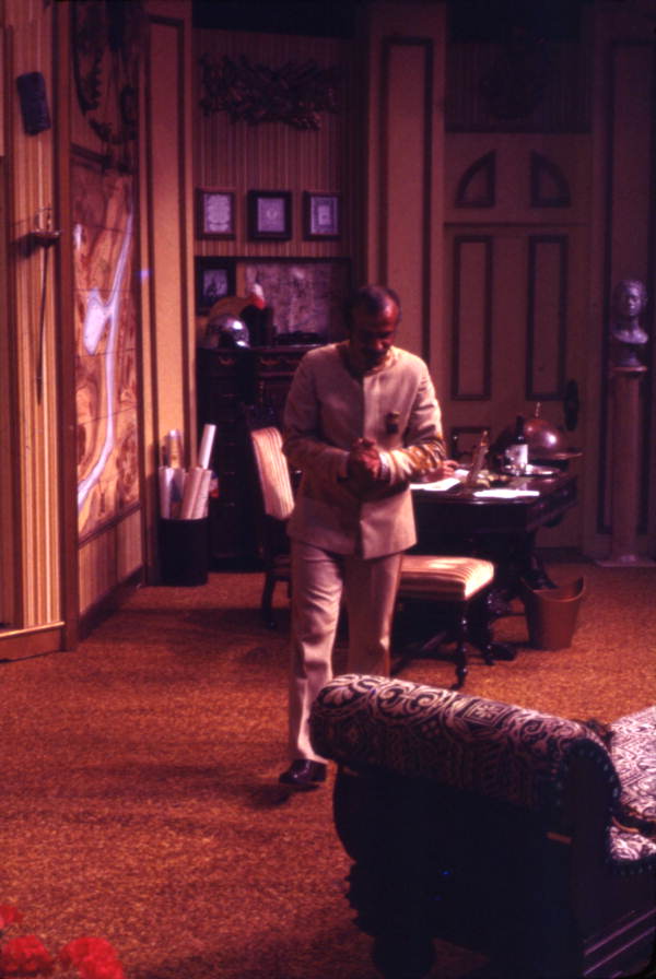 View showing an actor performing on stage at the Asolo Theater - Sarasota, Florida..