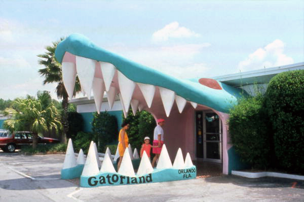 Entrance to the Gatorland theme park in Orlando, Florida.
