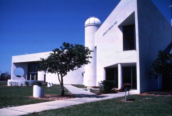 View of the Brevard Community College Astronaut Memorial Hall - Cocoa, Florida.