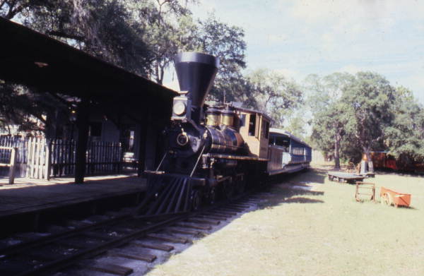 Train at the Six Gun Territory theme park in Ocala, Florida.