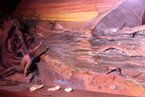 Diorama exhibit on display at McKee's Museum of Sunken Treasure in Plantation Key, Florida.