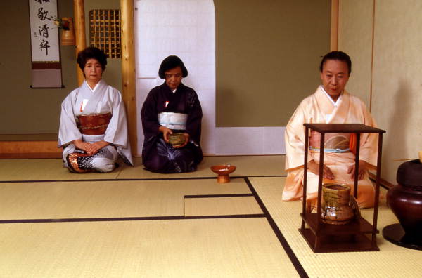 Japanese tea ceremony at the Morikami Museum in Delray Beach, Florida.