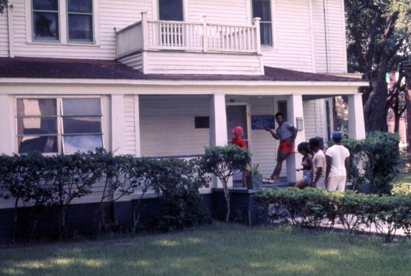 View showing the historic home of Mary McLeod Bethune in Daytona Beach, Florida.