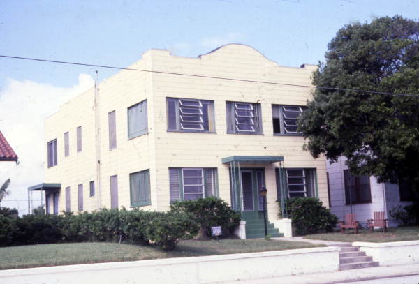 Apartment house in Daytona Beach, Florida.