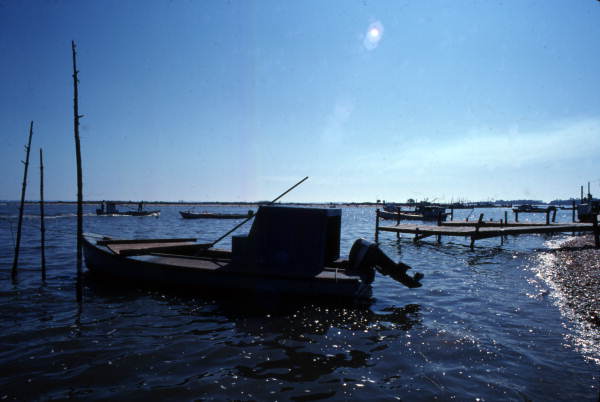 Fishing boat at the fishing village of Eastpoint near Apalachicola, Florida.