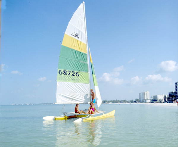 Sailing away in a catamaran - Fort Myers, Florida