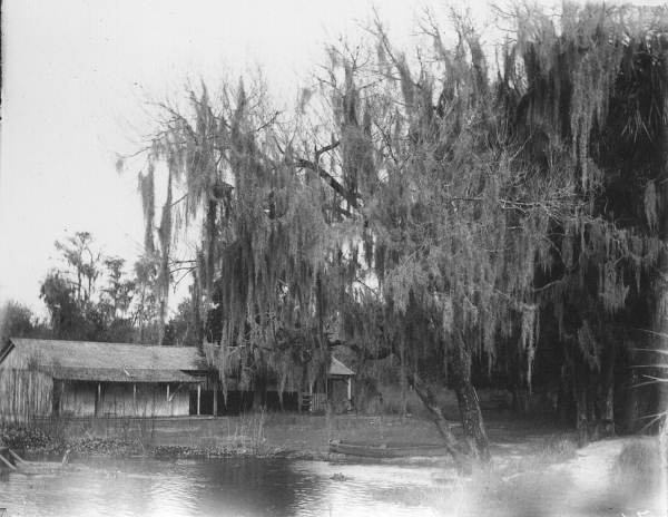Mill house and trail at Ponce de Leon Springs