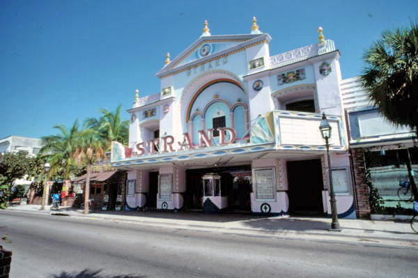 Strand theater on Duval Street - Key West, Florida.