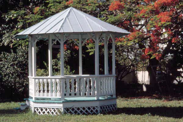 Gazebo behind Judge Lester's house on Eagle Avenue - Key West, Florida