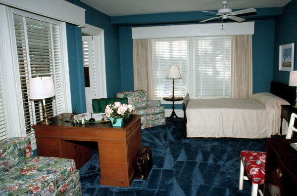 Bedroom at the Little White House - Key West, Florida.