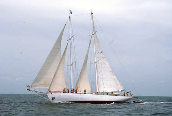 Yacht "Constellation" on the sea - Key West, Florida