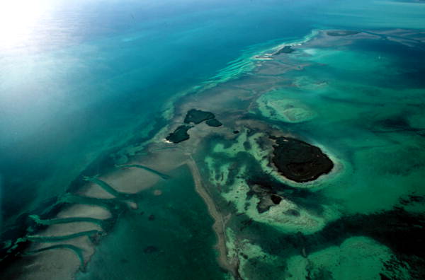 Keys and flats west of Key West.