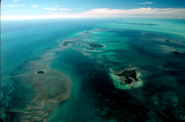 Keys and flats west of Key West.