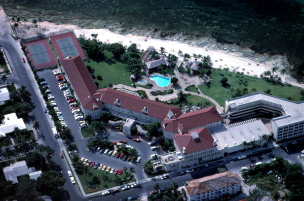 Aerial view of the Casa Marina Hotel - Key West, Florida.