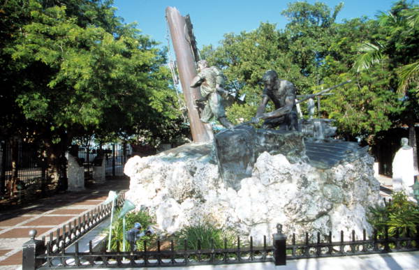"The Wreckers" sculpture by Miami sculptor James Mastin - Key West, Florida