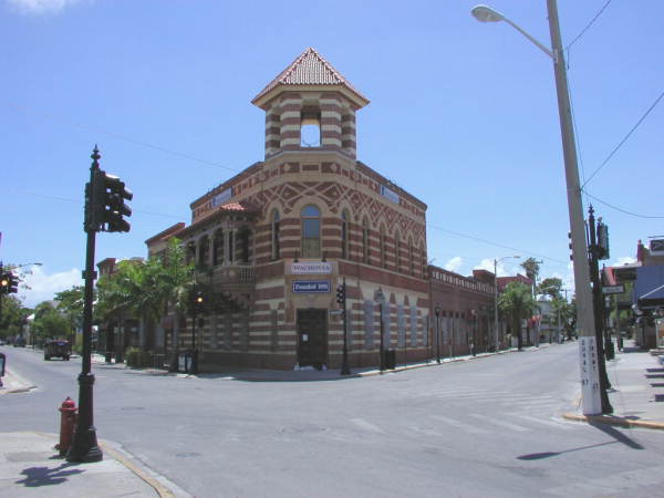Wachovia bank during evacuation for Hurricane Ivan - Key West, Florida.
