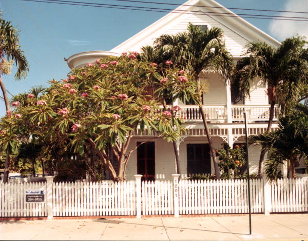 Old Cuban Consulate house located at 1001 Eaton Street - Key West, Florida.