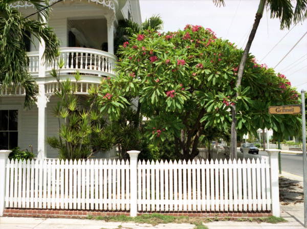 The old Cuban Consulate house on the corner of Eaton and Grinnell streets, Key West, Florida..