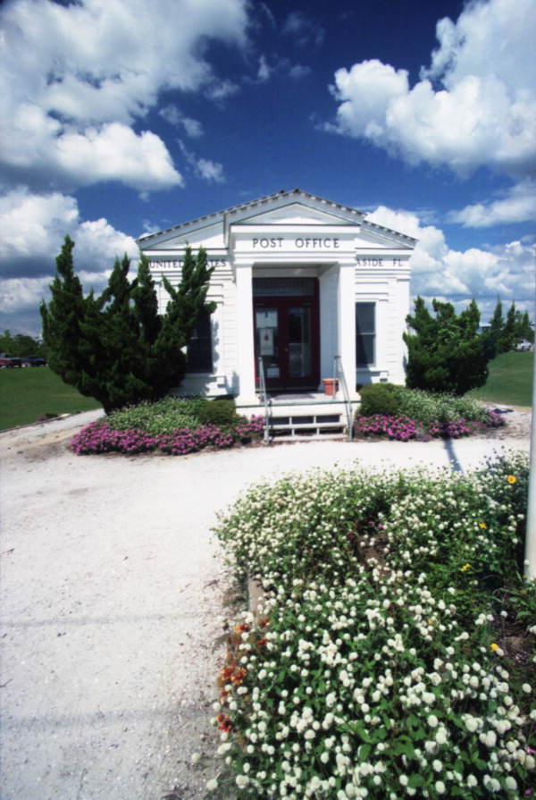 The Post Office for the community of Seaside, Florida.