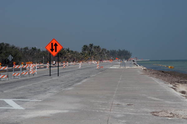 South Roosevelt Boulevard undergoing renovation - Key West, Florida