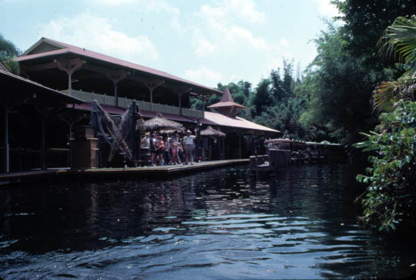 Docking station for the Jungle Cruise amusement ride at the Magic Kingdom - Orlando, Florida.