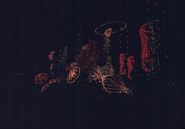 Float depicting underwater theme in the Main Street Electrical Parade at the Magic Kingdom - Orlando, Florida.