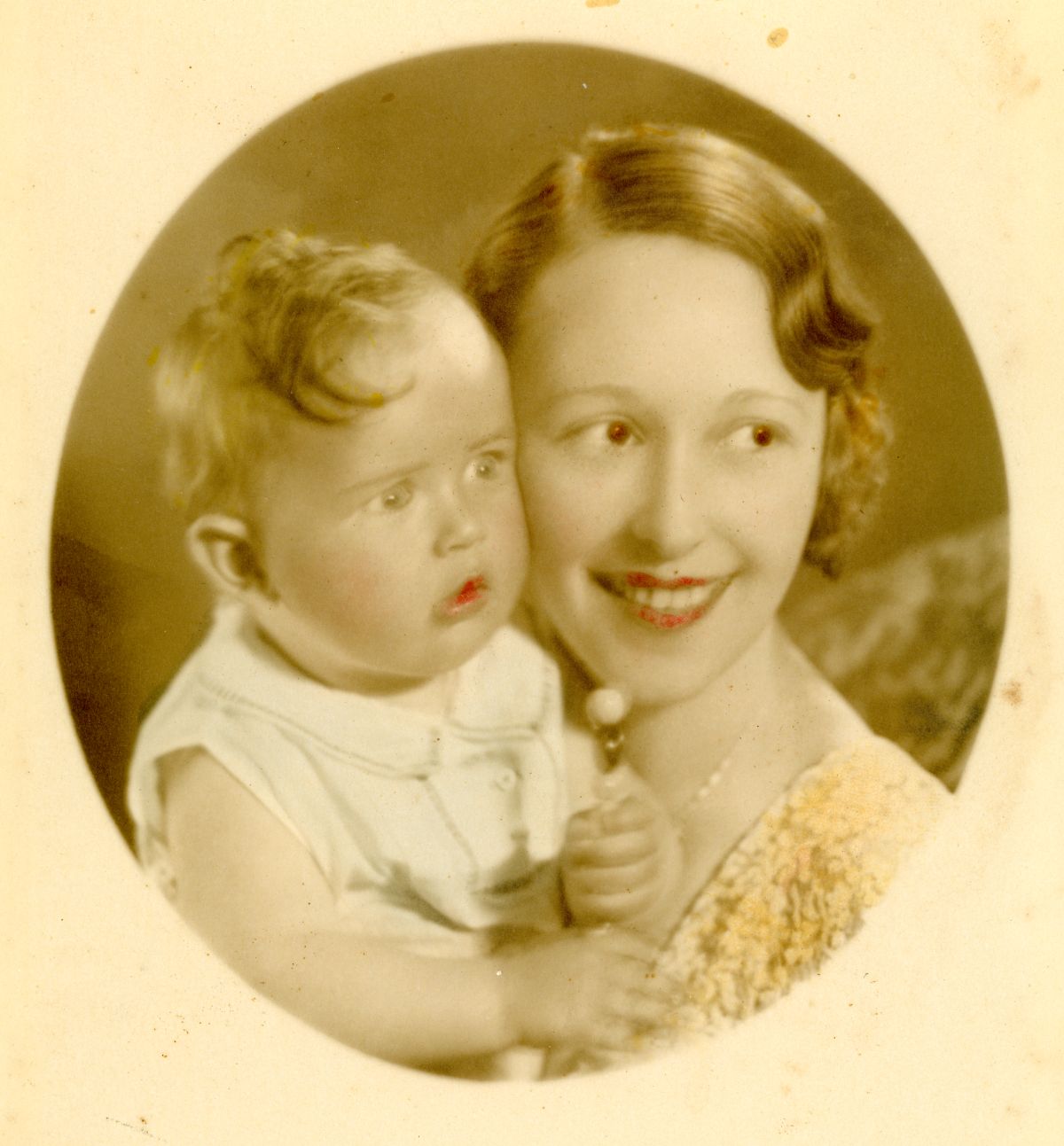 Portrait of Donn Dughi with his mother Irene.