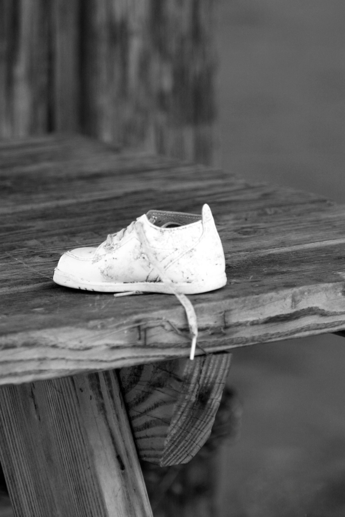 Child's shoe found after Hurricane Ivan - Navarre, Florida.