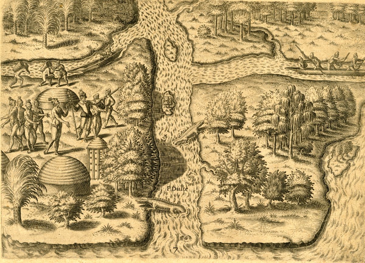 The French Left in Fort Charles Suffer from a Scarcity of Provisions.