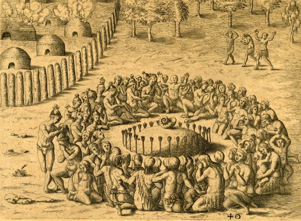 Ceremonies at the Death of a Chief or of Priests.